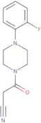 3-[4-(2-Fluorophenyl)piperazin-1-yl]-3-oxopropanenitrile