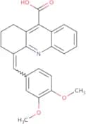 4-[(3,4-Dimethoxyphenyl)methylidene]-1,2,3,4-tetrahydroacridine-9-carboxylic acid