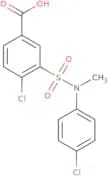 4-Chloro-3-[(4-chlorophenyl)(methyl)sulfamoyl]benzoic acid