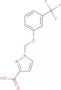 1-{[3-(Trifluoromethyl)phenoxy]methyl}-1H-pyrazole-3-carboxylic acid
