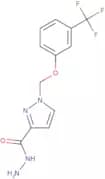 1-([3-(Trifluoromethyl)phenoxy]methyl)-1H-pyrazole-3-carbohydrazide