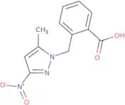 2-[(5-Methyl-3-nitro-1H-pyrazol-1-yl)methyl]benzoic acid