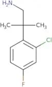 2-(2-Chloro-4-fluorophenyl)-2-methylpropan-1-amine