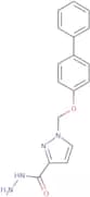 1-(Biphenyl-4-yloxymethyl)-1H-pyrazole-3-carboxylic acid hydrazide