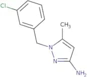 1-[(3-Chlorophenyl)methyl]-5-methyl-1H-pyrazol-3-amine