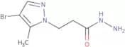 3-(4-Bromo-5-methyl-1H-pyrazol-1-yl)propanohydrazide