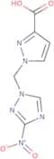 1-[(3-Nitro-1H-1,2,4-triazol-1-yl)methyl]-1H-pyrazole-3-carboxylic acid