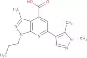 6-(1,5-Dimethyl-1H-pyrazol-4-yl)-3-methyl-1-propyl-1H-pyrazolo[3,4-b]pyridine-4-carboxylic acid
