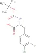(S)-2-((tert-Butoxycarbonyl)amino)-3-(4-chloro-3-fluorophenyl)propanoic acid