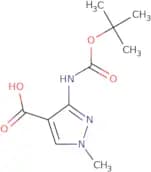 3-{[(tert-Butoxy)carbonyl]amino}-1-methyl-1H-pyrazole-4-carboxylic acid