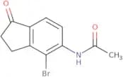 N-(4-Bromo-1-oxo-2,3-dihydro-1H-inden-5-yl)acetamide