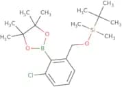 tert-Butyl((3-chloro-2-(4,4,5,5-tetramethyl-1,3,2-dioxaborolan-2-yl)benzyl)oxy)dimethylsilane