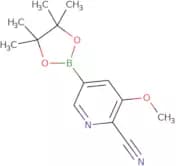 3-Methoxy-5-(4,4,5,5-tetramethyl-1,3,2-dioxaborolan-2-yl)pyridine-2-carbonitrile