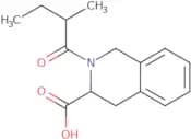 2-(2-Methylbutanoyl)-1,2,3,4-tetrahydroisoquinoline-3-carboxylic acid