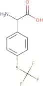 2-Amino-2-{4-[(trifluoromethyl)sulfanyl]phenyl}acetic acid