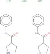 Bis(N-(pyridin-2-yl)pyrrolidine-3-carboxamide) trihydrochloride