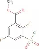 Methyl 3-(chlorosulfonyl)-2,5-difluorobenzoate