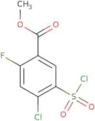 Methyl 4-chloro-5-(chlorosulfonyl)-2-fluorobenzoate