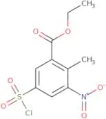 Ethyl 5-(chlorosulfonyl)-2-methyl-3-nitrobenzoate