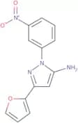 3-(Furan-2-yl)-1-(3-nitrophenyl)-1H-pyrazol-5-amine