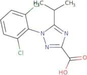 1-(2,6-Dichlorophenyl)-5-(propan-2-yl)-1H-1,2,4-triazole-3-carboxylic acid