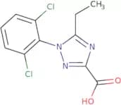 1-(2,6-Dichlorophenyl)-5-ethyl-1H-1,2,4-triazole-3-carboxylic acid