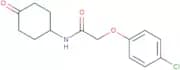 2-(4-Chlorophenoxy)-N-(4-oxocyclohexyl)acetamide