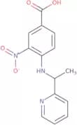 3-Nitro-4-{[1-(pyridin-2-yl)ethyl]amino}benzoic acid