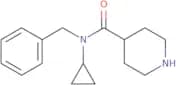 N-Benzyl-N-cyclopropylpiperidine-4-carboxamide