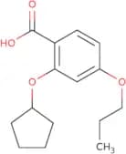 2-(Cyclopentyloxy)-4-propoxybenzoic acid