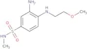3-Amino-4-[(2-methoxyethyl)amino]-N-methylbenzene-1-sulfonamide