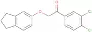 1-(3,4-Dichlorophenyl)-2-(2,3-dihydro-1H-inden-5-yloxy)ethan-1-one