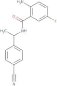 2-Amino-N-[1-(4-cyanophenyl)ethyl]-5-fluorobenzamide