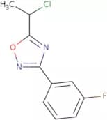 5-(1-Chloroethyl)-3-(3-fluorophenyl)-1,2,4-oxadiazole