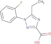 5-Ethyl-1-(2-fluorophenyl)-1H-1,2,4-triazole-3-carboxylic acid