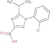 1-(2-Chlorophenyl)-5-(propan-2-yl)-1H-1,2,4-triazole-3-carboxylic acid