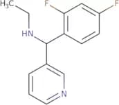 [(2,4-Difluorophenyl)(pyridin-3-yl)methyl](ethyl)amine