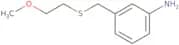 3-{[(2-Methoxyethyl)sulfanyl]methyl}aniline