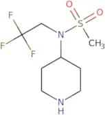 N-(Piperidin-4-yl)-N-(2,2,2-trifluoroethyl)methanesulfonamide