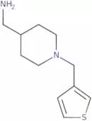 1-{1-[(Thiophen-3-yl)methyl]piperidin-4-yl}methanamine