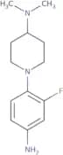 1-(4-Amino-2-fluorophenyl)-N,N-dimethylpiperidin-4-amine