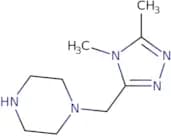 1-[(Dimethyl-4H-1,2,4-triazol-3-yl)methyl]piperazine