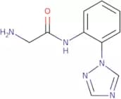 2-Amino-N-[2-(1H-1,2,4-triazol-1-yl)phenyl]acetamide