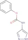 Phenyl N-(1H-pyrazol-4-yl)carbamate