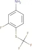3-Fluoro-4-[(trifluoromethyl)sulfanyl]aniline