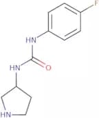 1-(4-Fluorophenyl)-3-(pyrrolidin-3-yl)urea