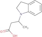 3-(2,3-Dihydro-1H-indol-1-yl)butanoic acid