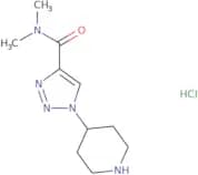 N,N-Dimethyl-1-(piperidin-4-yl)-1H-1,2,3-triazole-4-carboxamide hydrochloride