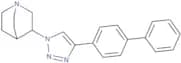 3-(4-(Biphenyl-4-yl)-1H-1,2,3-triazol-1-yl)quinuclidine