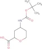 4-{[(tert-Butoxy)carbonyl]amino}oxane-2-carboxylic acid